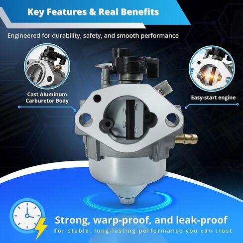 GCV170 المكربن ​​16100-Z9L-811 لهوندا جزازة العشب HRN216 GCV170LA G5B G5BR S3B المحرك، gcv 170 طقم استبدال المكربن ​​مع فلتر الهواء، قابس الإشعال، خط الوقود، الحشيات، صمام الإغلاق in Kuwait