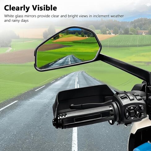 Side Mirrors For Davidson Night Train, Pan America 1250, 1250S, and Sportster S 2021-2025 Motorcycles (Silver) in Saudi Arabia