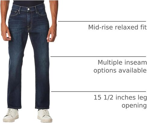 Lucky Brand Men’s 410 Athletic Straight Fit Straight Leg Jeans (40x32, Blue) in Saudi Arabia