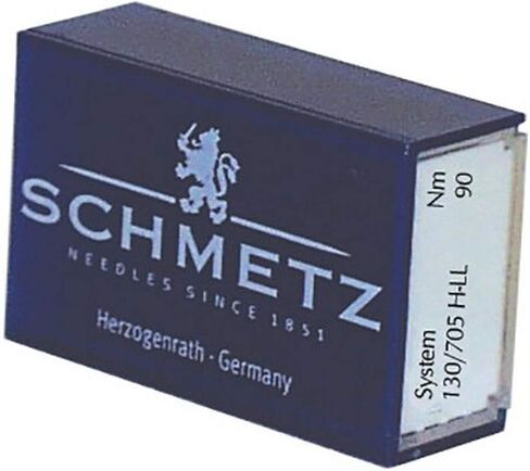 إبر ماكينة الخياطة جلد SCHMETZ (130/705 HLL / 15X2NTW) - مندوفة - مقاس 90/14 in Saudi Arabia