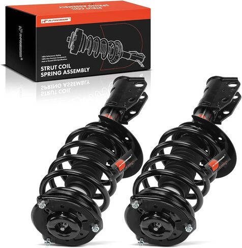 A-Premium Front Complete Strut and Coil Spring Assembly Compatible with Cadillac DeVille 1997-1999, Eldorado 1997-2002, Seville 1997, 2-PC Set in Saudi Arabia