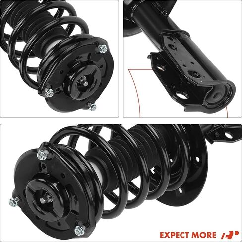 A-Premium Front Complete Strut and Coil Spring Assembly Compatible with Cadillac DeVille 1997-1999, Eldorado 1997-2002, Seville 1997, 2-PC Set in Saudi Arabia