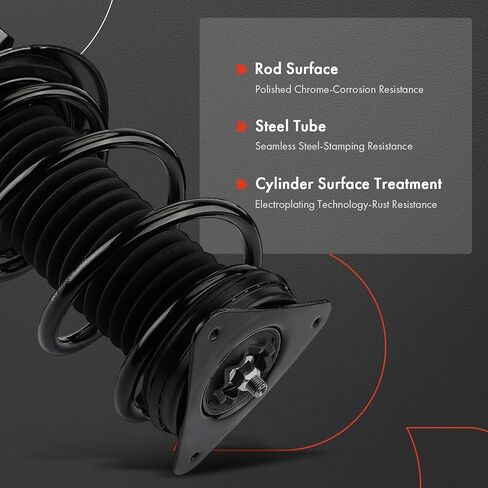 مجموعة دعامة أمامية ممتازة ونابض ملفوف متوافقة مع نيسان ألتيما 2019-2024، FWD، مجموعة مكونة من قطعتين in Kuwait