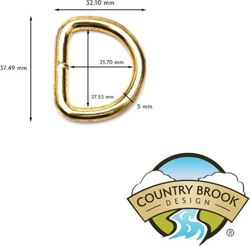 Country Brook Design - Heavy Welded D-Rings (1 Inch) in Saudi Arabia