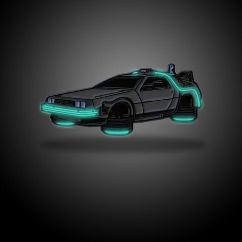 دبوس المينا Ghostbusters Ectomobile - دبوس طية صدر محمول Ecto 1 - للقبعات والحقائب وحقائب الظهر والقمصان والمزيد in Saudi Arabia