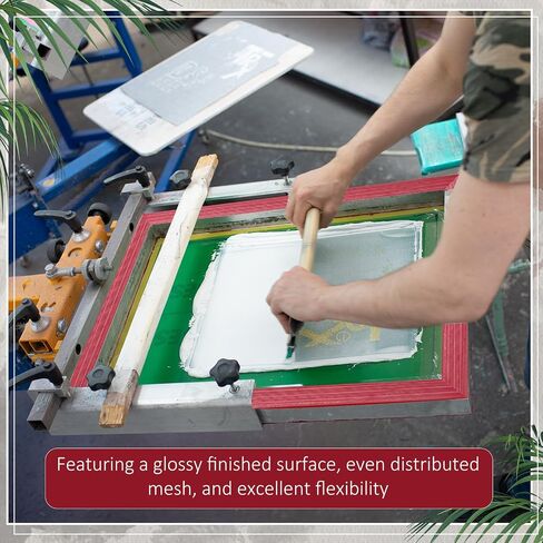 Otoolling 4 Pcs 4 Size Aluminum Silk Screen Printing Frame with 110 White Mesh Screen Printed Frame for Handicraft Beginner, 9 x 5.1 Inch, 10.6 x 6.7 Inch, 12.2 x 8.2 Inches, 14 x 10 Inches in Saudi Arabia