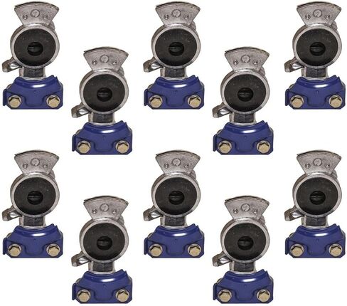 منتجات Mytee 10 عبوات خدمة Gladhand Blue 1/2 بوصة - يستبدل اقتران فرامل الهواء 11452 10452SC 10452S 10452HA 035143 035045 12-0061 16057 171433 278523 278850 548560C 56101 59QE151 898314 أ1452 in Saudi Arabia