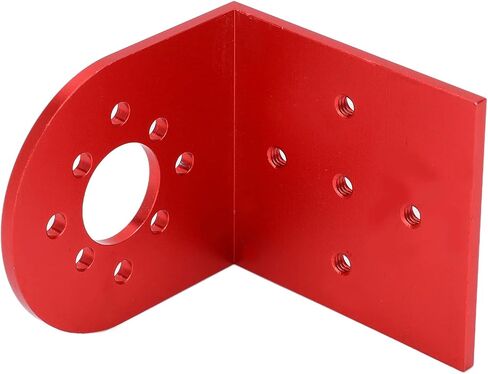 RC Motor Base, Aluminum Alloy L Shape Brushless Motor Mount Suitable for Motors with 25mm or 30mm Hole Distance (red) in Saudi Arabia