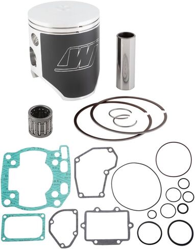 Tusk Complete Top End Rebuild Kit Pro-Lite Standard (66.4 mm) Wiseco Piston Compatible with Suzuki RM250 2001-2002 in Saudi Arabia