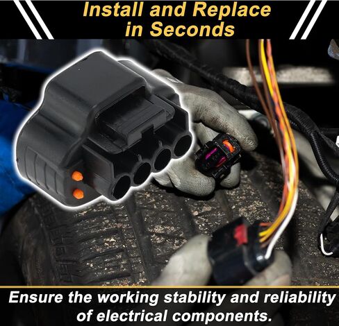 1 Set 4 Pins Distributor Sensor Connector Plug for Toyota Female Connector Terminal Housing Plug Connector No.9098011150 in Kuwait