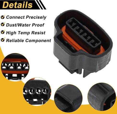 1 Set 4 Pins Distributor Sensor Connector Plug for Toyota Female Connector Terminal Housing Plug Connector No.9098011150 in Kuwait