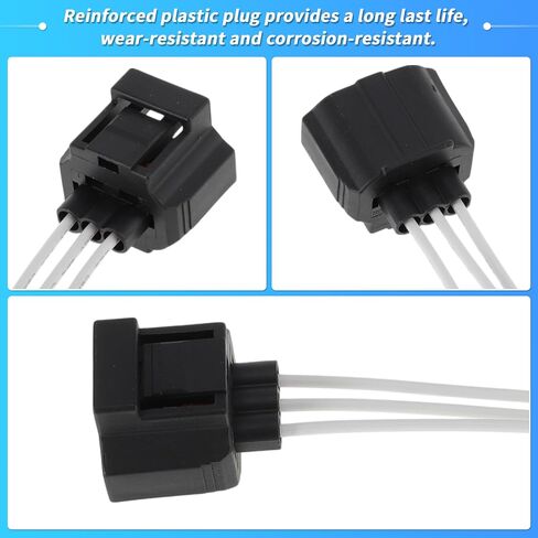 8 Pcs Ignition Coil Connector Plug Harness for RAM for JEEP Ignition Coilpack Female Connector Plug Harness Pigtail W/terminals for DODGE for CHRYSLER No.5019952AA in Saudi Arabia