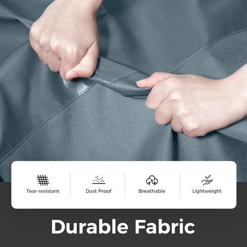 pack all 40" Gusseted Travel Garment Bag, Heavy Duty Hanging Suit Bag, Dress Bag for Closet Storage, Foldable Suit Cover Protector for Clothes Shirts Dresses Coats(Grey) in Kuwait