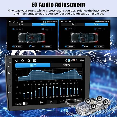 UNITOPSCI for Subaru Forester WRX Impreza 2015-2018 Radio, 2G+64G Android 13 Car Stereo Wireelss Apple CarPlay Android Auto 9 Inch Touchscreen WiFi GPS Navi Bluetooth FM/RDS HiFi SWC+Backup Camera in Kuwait