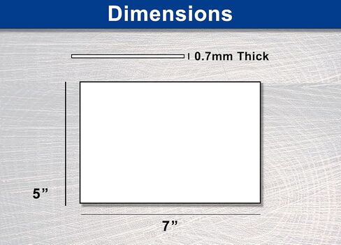 5x7 Backing Board (100 pieces) - Thick 28PT Cardboard with Solid White Core - Exceptional Photo & Art Backing/Product Packaging Chipboard for 5" x 7" in Saudi Arabia