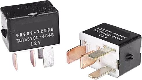 1 قطعة 90987-T2005 4pin 30A 12V ل الضباب مصباح التتابع الإشعال التتابع مرحل السيارة in Kuwait