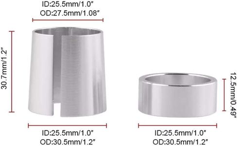 Zerodis Tapered Clutch Adapter,Aluminum 1in Tapered Drive Clutch Shaft Adapter Connector Extension Reducer Accessory Automotive Direct Replacement Parts in Saudi Arabia