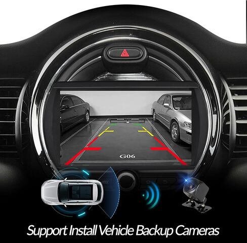Best 7-inch Android Screen for Mini Cooper Radio F54 F55 F56 F57 F60 CarPlay Android Auto Phone Apps Full Screen Mirroring Navigation Goolge Maps Vehicle Cameras Games Music Movies TV Netflix (256GB) in Saudi Arabia