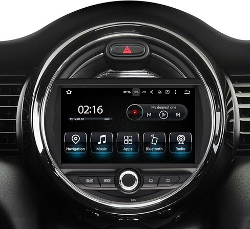 Best 7-inch Android Screen for Mini Cooper Radio F54 F55 F56 F57 F60 CarPlay Android Auto Phone Apps Full Screen Mirroring Navigation Goolge Maps Vehicle Cameras Games Music Movies TV Netflix (256GB) in Saudi Arabia