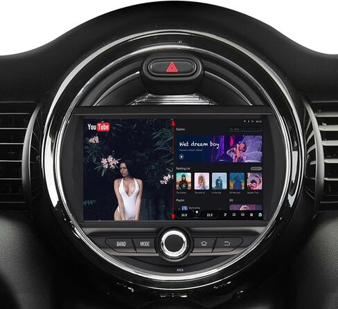 Best 7-inch Android Screen for Mini Cooper Radio F54 F55 F56 F57 F60 CarPlay Android Auto Phone Apps Full Screen Mirroring Navigation Goolge Maps Vehicle Cameras Games Music Movies TV Netflix (256GB) in Saudi Arabia