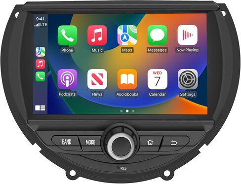 Best 7-inch Android Screen for Mini Cooper Radio F54 F55 F56 F57 F60 CarPlay Android Auto Phone Apps Full Screen Mirroring Navigation Goolge Maps Vehicle Cameras Games Music Movies TV Netflix (256GB) in Saudi Arabia
