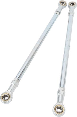 1 Pair Go Kart Tie Rods 295mm 8mm Tie Rod End Connector Joint Kit Steering Tie Rod Kit High Hardness Steel Alloy for Go Kart Drift Trike ATV Quad Mini Bike in Saudi Arabia