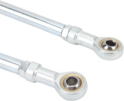 1 Pair Go Kart Tie Rods 295mm 8mm Tie Rod End Connector Joint Kit Steering Tie Rod Kit High Hardness Steel Alloy for Go Kart Drift Trike ATV Quad Mini Bike in Saudi Arabia