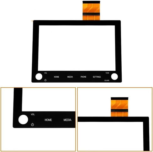 YuYue Electronic Touch Screen 8" with 2 Knobs Without LCD Fit for Mitsubishi Outlander Sport/ASX 2019 2020 2021 2022 OEM Part Number 8740A040 8740A130 8740A076 (with 2 Knobs) in Saudi Arabia