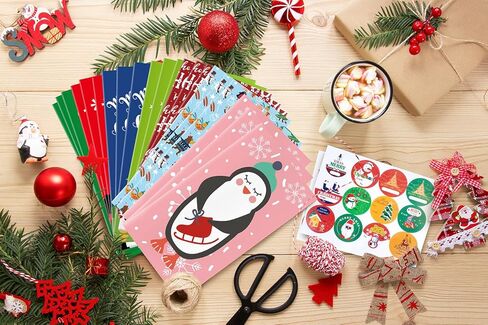 24 قطعة من حقائب هدايا عيد الميلاد من جايوايانج، حقائب هدايا صغيرة لعيد الميلاد مع ملصقات، جودي ميني لتغليف هدايا العطلات لصالح الحفلات. in Kuwait