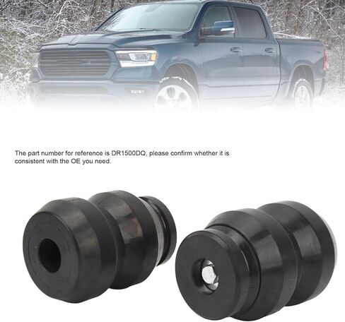 طقم خلفي عالي التحمل بسعة 8000 رطل هيكل معدني من المطاط المقاوم للصدمات لـ 1500 2WD 4WD Quad Cab Crew Cab 2009 2021 in Saudi Arabia