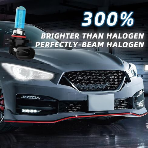 Upgraded Halogen Headlight Bulbs Fit For Kia Seltos 2021-2023,9005/H10/HB3 High Beam 9005/H10/HB3 Low Beam High Performance Headlights,Super Light 6000K White,Plug n Play,4-Pack in Saudi Arabia