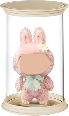 حافظة عرض شفافة لـ LUBUBU، صندوق عرض الشكل مع باب مغناطيسي، صندوق أعمى شفاف قابل للتكديس مع 4 خطافات قابلة للفصل للتماثيل الصغيرة/صندوق الدمى العمياء/نموذج الشكل in Kuwait