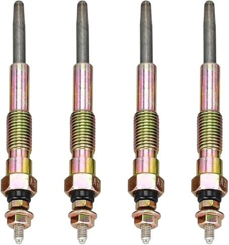 4Pcs Plug Glow 600-815-2761 Fit For Komatsu Engine 4D95 4D95S Forklift Truck FD20-T11 FD25-T11 in Saudi Arabia