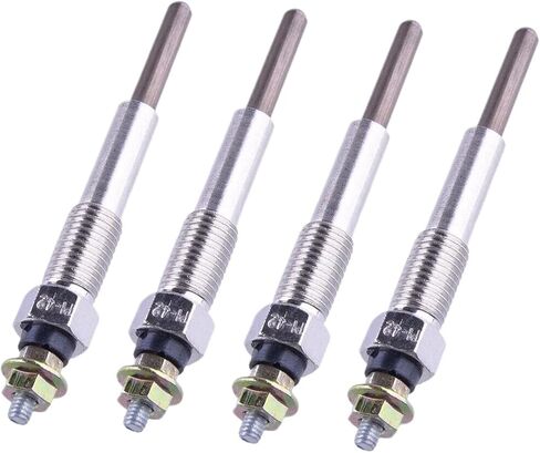 4pc 10.5V Glow Plug Fit For Isuzu C240 C190 C201 4FA1 Fit For Diesel Engine 9-82511978-0 9825119780 C240PKG C240PKJ in Saudi Arabia