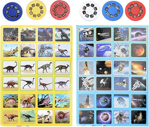 Dinosaur Projector Flashlight, 2026 New Portable Dinosaur Projector Flashlight for Kids, Night Light Technology Toy, 24 Dinosaurs, Projectable onto Walls, Ceilings, Tents (Dinosaurs) in Saudi Arabia