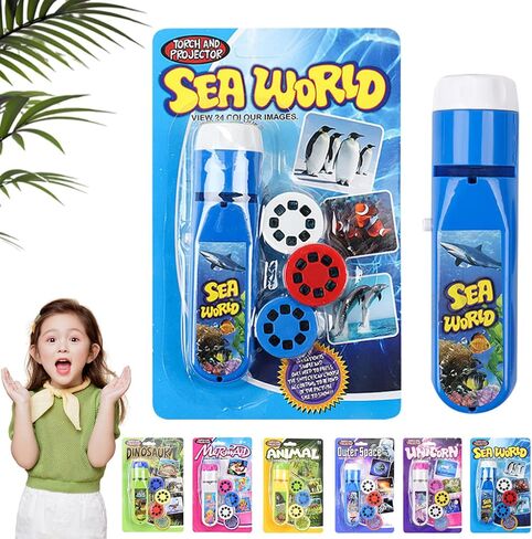 Dinosaur Projector Flashlight, 2026 New Portable Dinosaur Projector Flashlight for Kids, Night Light Technology Toy, 24 Dinosaurs, Projectable onto Walls, Ceilings, Tents (Dinosaurs) in Saudi Arabia