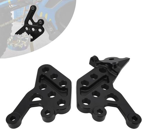 دعامة أوتاد قدم لـ Eride Pro، CNC 7075 دعامة دواسة قدم قابلة للتعديل من الألومنيوم للدراجة الكهربائية E Ride Pro SS/S/SR-أسود in Kuwait