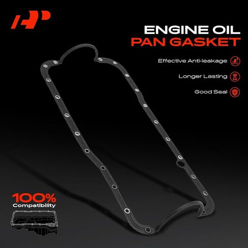 A-Premium 5.8L Engine Oil Pan Gasket Set, Compatible with Ford F-150 1994-1996, F-250, F-350, F-250 HD, E-150 E-250 E-350 Econoline, E-150 Econoline Club Wagon, Mustang, Econoline Super Duty, Bronco in Saudi Arabia