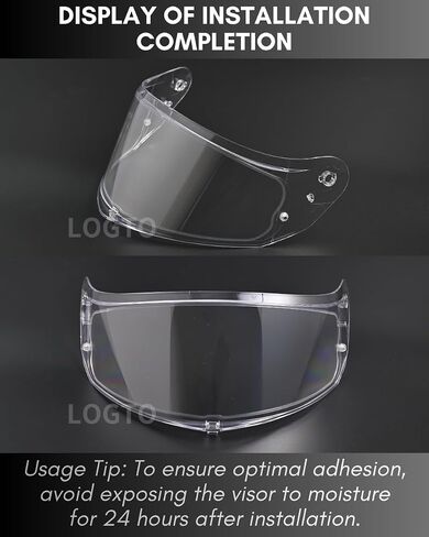 Compatible with LS2 Stream 2 Visor Replacement Stream II Full Face Shield FF808 Motorcycle Helmet Visors (Stream II FF808 Specific Anti-Fog Flim) in Saudi Arabia
