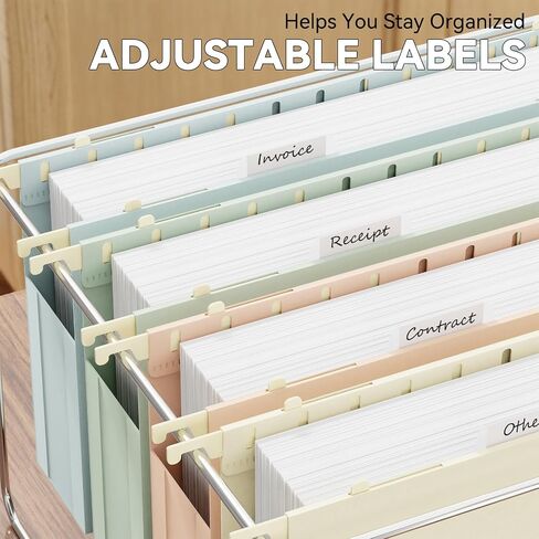 Extra Capacity Legal Size Plastic Hanging File Folders,Reinforced 2" Pastel Expanding Pocket,12 Pack Legal Hanging Folders for Filing Cabinet,Expandable Hang Folder with tabs,for Office School in Saudi Arabia