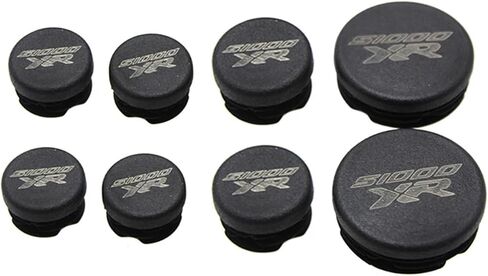 Frame Hole Cover Caps Plug Cap Compatible with S1000XR Chassis Plugs S 1000XR S1000 XR 2013-2022(Black) in Saudi Arabia