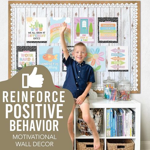 9 Boho Classroom Motivational Posters For Classroom Decor - Inspirational Posters For Classroom Posters Middle School Posters, Positive Posters For Classroom Decorations For Teachers Elementary in Saudi Arabia