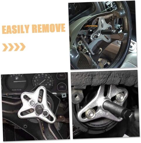 46Pcs Steering Wheel Puller Crankshaft Pulley Removal Tool for Auto Maintenance Durable Design Prevents Damage During Removal for Professionals Hobbyists in Saudi Arabia
