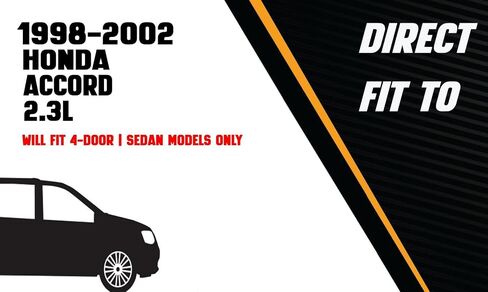 العادم الشمالي الشرقي | أنبوب مرنان العادم من الفولاذ المقاوم للصدأ متوافق مع Honda Accord 1998-2002 2.3L | سيدان | يتضمن مشبك وحشيات مجانية | قطع غيار السيارات in Kuwait