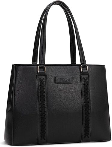 Wrangler Double Compartment Tote Bag for Women Whipstitch Handbag in Saudi Arabia