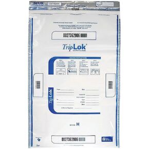 Deposit Bag, Plastic, 4 Mil, 20 X 28, Clear, 50/Pack in Saudi Arabia