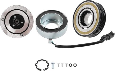 maXpeedingrods AC Compressor Clutch Kit Pulley Bearing Coil for Ford Mustang 5.0L 5.2L 2011-2022, 6 Groove Pulley, A/C Clutch in Saudi Arabia