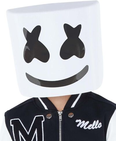 Spirit Halloween Marshmello Kids Jacket | Officially Licensed | DJ Cosplay | Easy Halloween Costume | Mask Not Included in Saudi Arabia