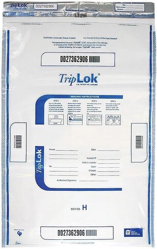 Deposit Bag, Plastic, 4 Mil, 20 X 28, Clear, 50/Pack in Saudi Arabia