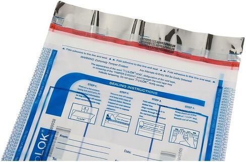 Deposit Bag, Plastic, 4 Mil, 20 X 28, Clear, 50/Pack in Saudi Arabia